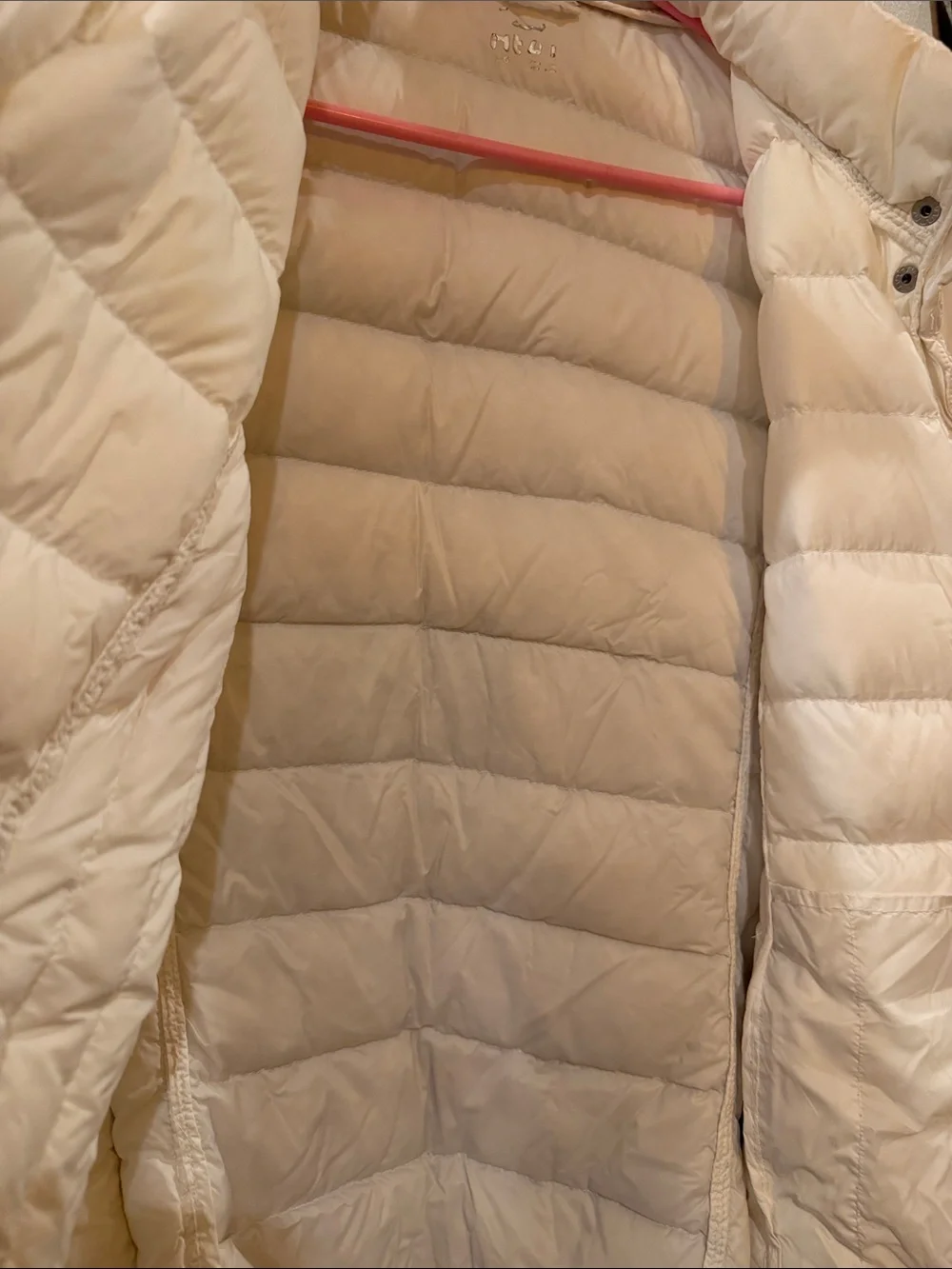 MINT Girls Lightweight White Quilted Puffer Jacket *SEE DETAILS re: sizing! 👈